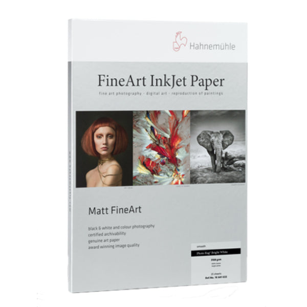 Hahnemühle Carta Photo Rag Bright White 310gr A4 (Conf.25 Fogli) 10 641 623 Hahnemühle Carta Photo Rag Bright White 310gr A4 (Conf.25 Fogli) 10 641 623